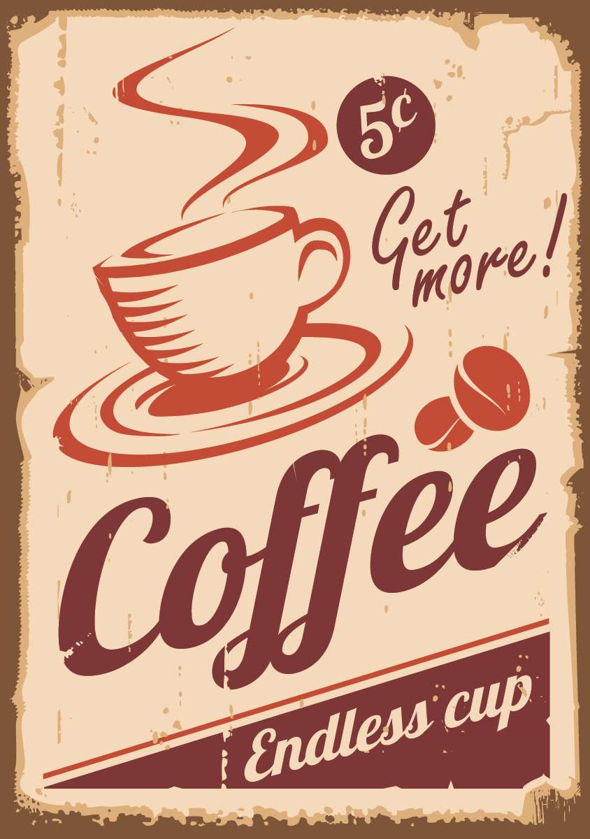 Coffee Poster Wall Mural