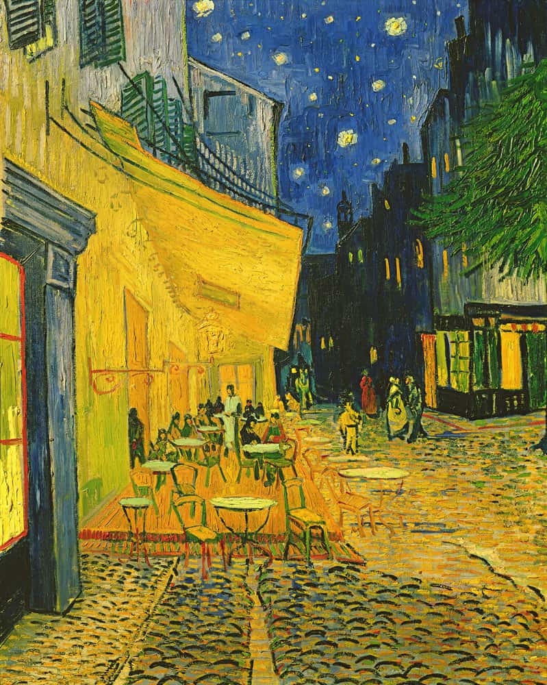 Cafe Terrace Van Gogh Paitning Wall Mural