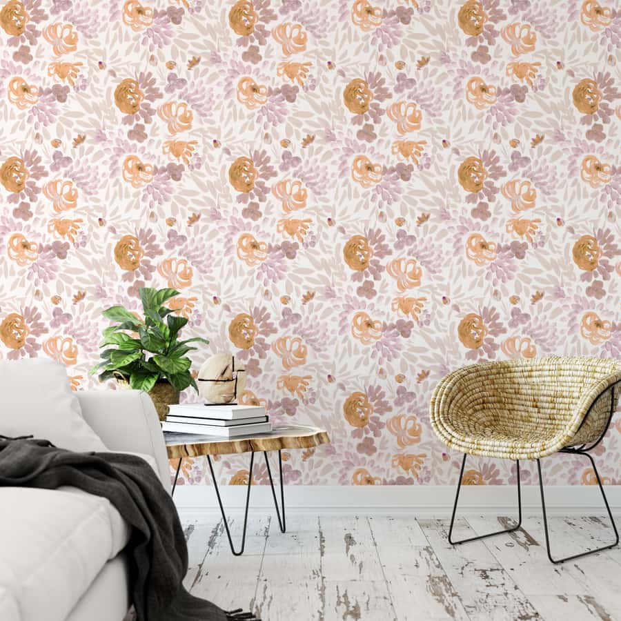 Equinox Bloom Pastel Wallpaper by Crystal W