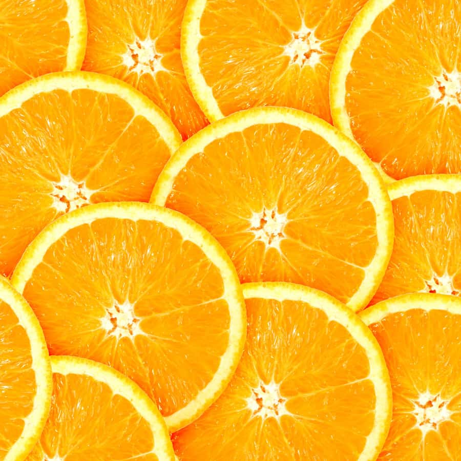 Citrus Fruit Orange Slices Wall Mural